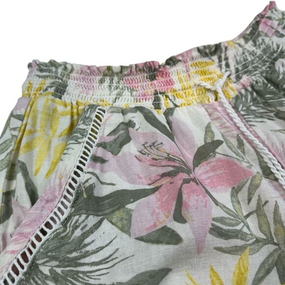 Briggs Linen Blend Floral Shorts, M - Picture 4 of 10